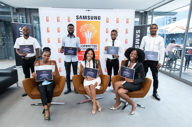 Samsung and Tshimologong celebrated the graduates of the internship programme through an event, held on Thursday, 26 November 2020 at the Tshimologong Digital Innovation Precinct. (Image: Supplied)