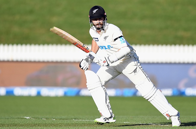 New Zealand's Kane Williamson in action on Day 1 of the first Test against the West Indies at Seddon Park on 3 December 2020.