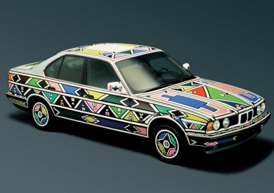 VEHICULAR ART: Esther Mahlangu's 1991 creation will be exhibited in a New York museum.