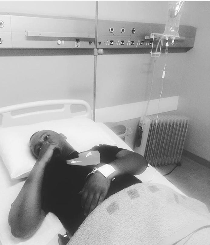DJ Shimza, who was admitted to hospital this week.