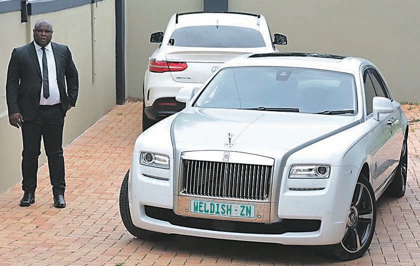 Eyadini Lounge boss Jabulani ‘Mjay’ Nzama set the record straight, denying that Sars raided his home to repossess a luxurious Rolls-Royce Phantom and a Mercedes-Benz AMG GLE 63. Picture: twitter 