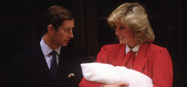  Prince Charles, Princess Diana with newborn Prince Harry (David Levenson. Photo: Getty/Gallo Images)
