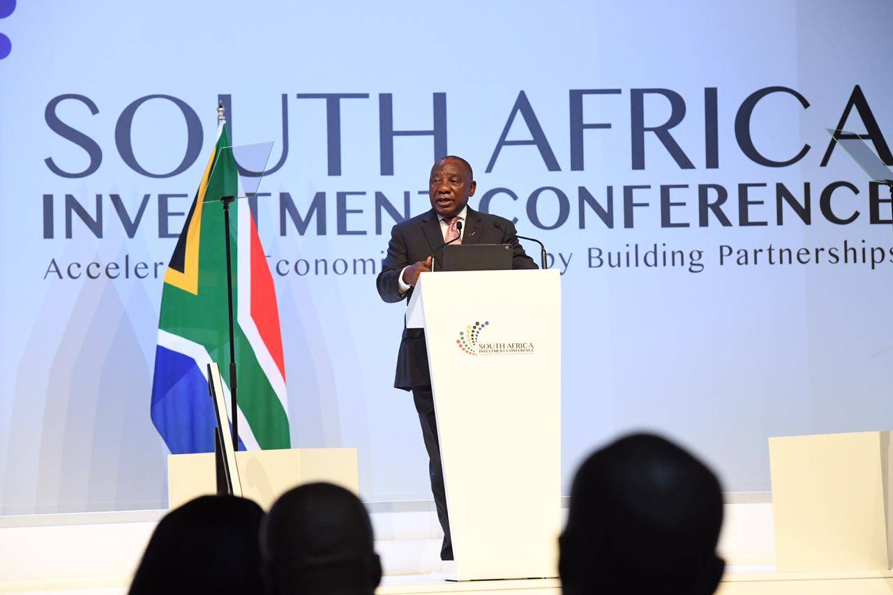 President Cyril Ramaphosa during South Africa's three-day investment drive. Picture: Supplied/ GCIS