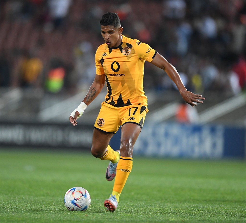 POLOKWANE, SOUTH AFRICA - SEPTEMBER 20: Edson Castillo of Kaizer Chiefs during the DStv Premiership match between SuperSport United and Kaizer Chiefs at Peter Mokaba Stadium on September 20, 2023 in Polokwane, South Africa. (Photo by Philip Maeta/Gallo Images)