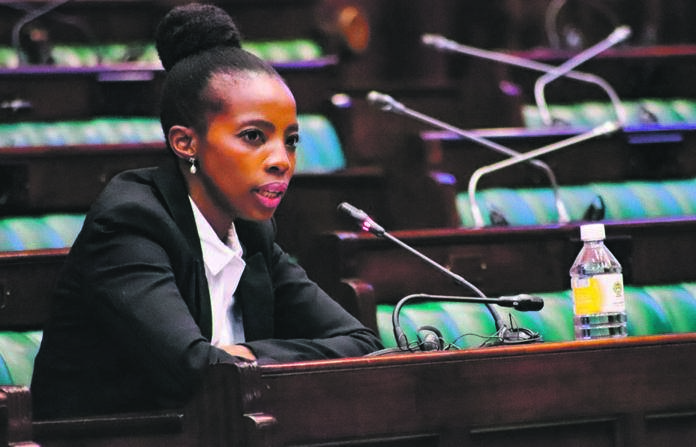 Advocate Kholeka Gcaleka has emerged from Parliament’s baptism of fire as the favourite for deputy Public Protector. Picture: Jan Gerber / News24 