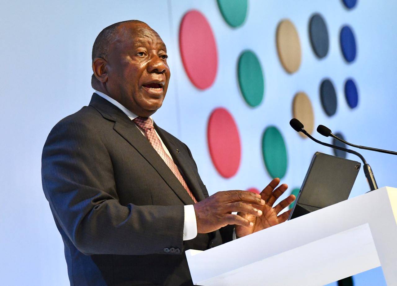 President Cyril Ramaphosa during South Africa’s three-day investment drive. Picture: GCIS