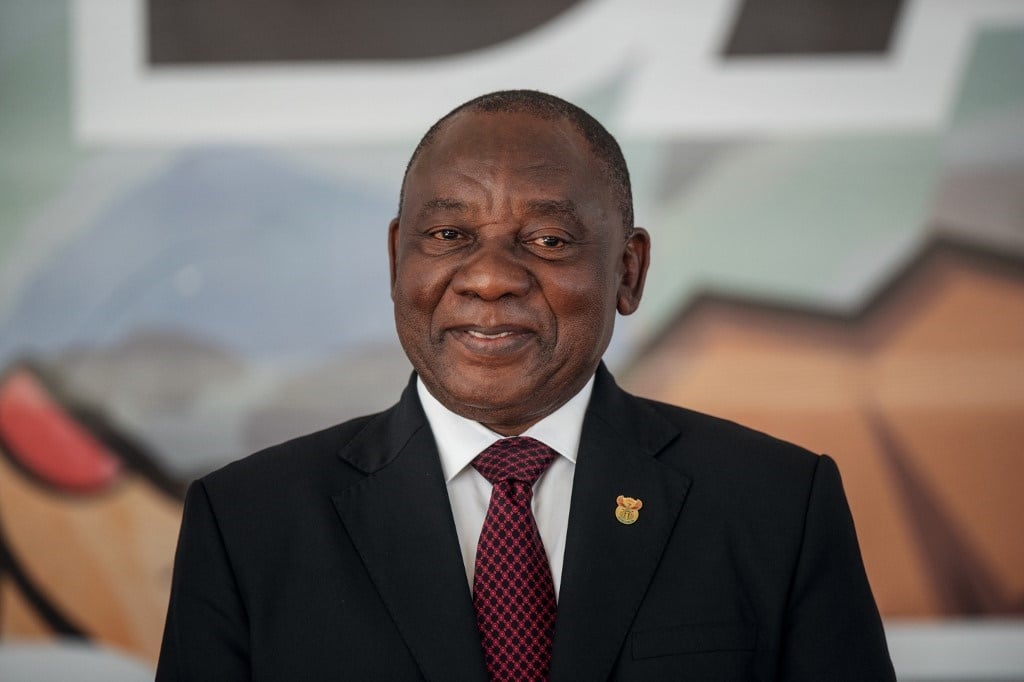 President Cyril Ramaphosa. (Photo by Michele Spatari / AFP) 