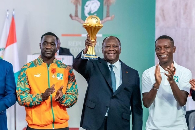 Emerse Fae (left) won the 2023 Africa Cup of Nations with Ivory Coast following the departure of French manager Jean-Louis Gasset mid-tournament.