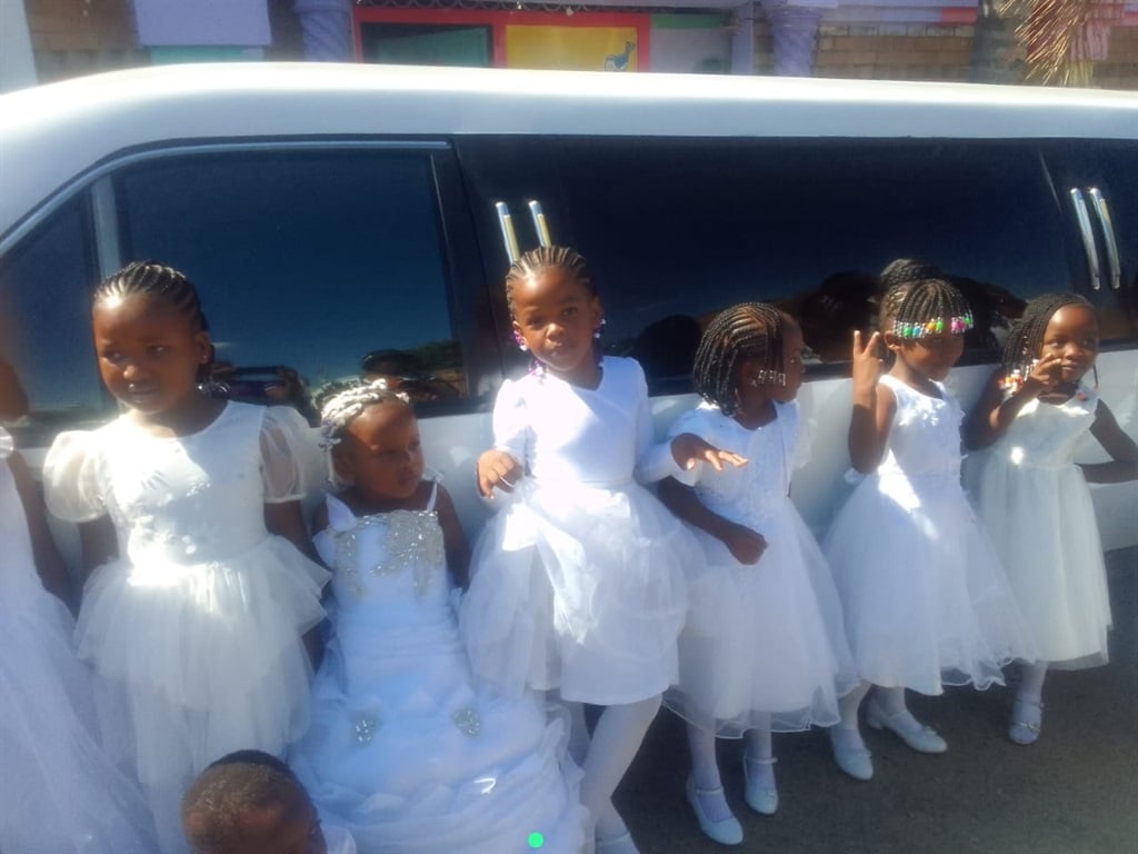 Sinothando Day Care grade R pupils were over the moon after they were driven in a limousine.