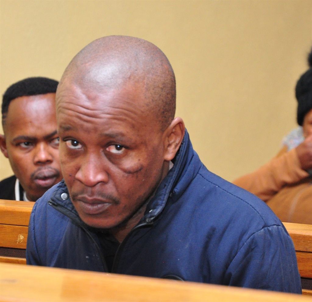 Karabo Moshe who is accused of murdering his lover appeared at Mogwase Regional Court on Thursday. Photo by Rapula Mancai