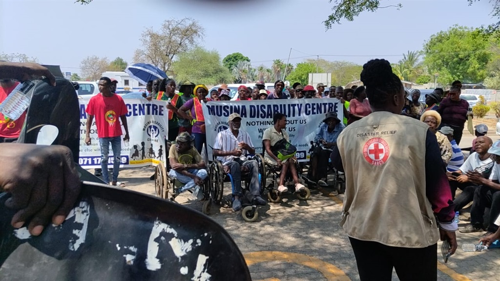People with disabilities protest in demand of bett