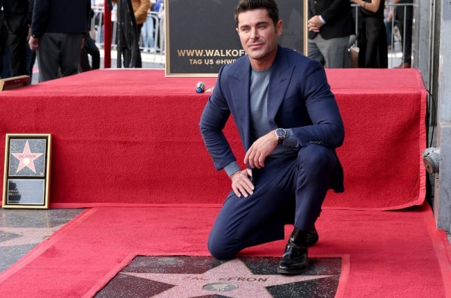 Zac Efron is the 2 767th person to receive a star on the Hollywood Walk of Fame on Hollywood Boulevard in Los Angeles. (PHOTO: Gallo Images/Getty Images)