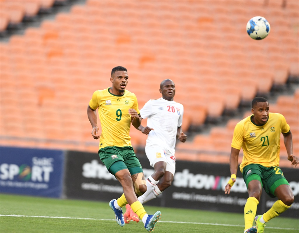 JOHANNESBURG, SOUTH AFRICA - OCTOBER 13: Lyle Foster (Burnley, England) during the international friendly match between South Africa and Eswatini at FNB Stadium on October 13, 2023 in Johannesburg, South Africa. (Photo by Lefty Shivambu/Gallo Images)