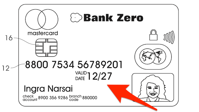 Bank Zero card