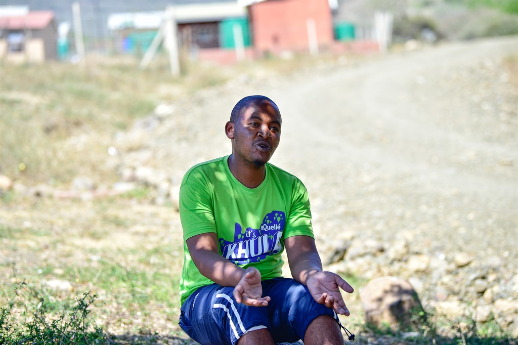 Sithembiso Masikane complains about the lack of opportunities and development in his village. Photo by Trevor Kunene