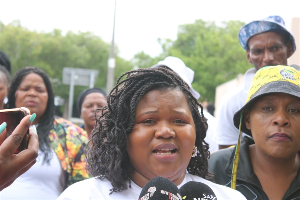 Nyameka Mabandla, who's the wife of murdered activist Loyiso. Photo by Lulekwa Mbadamane