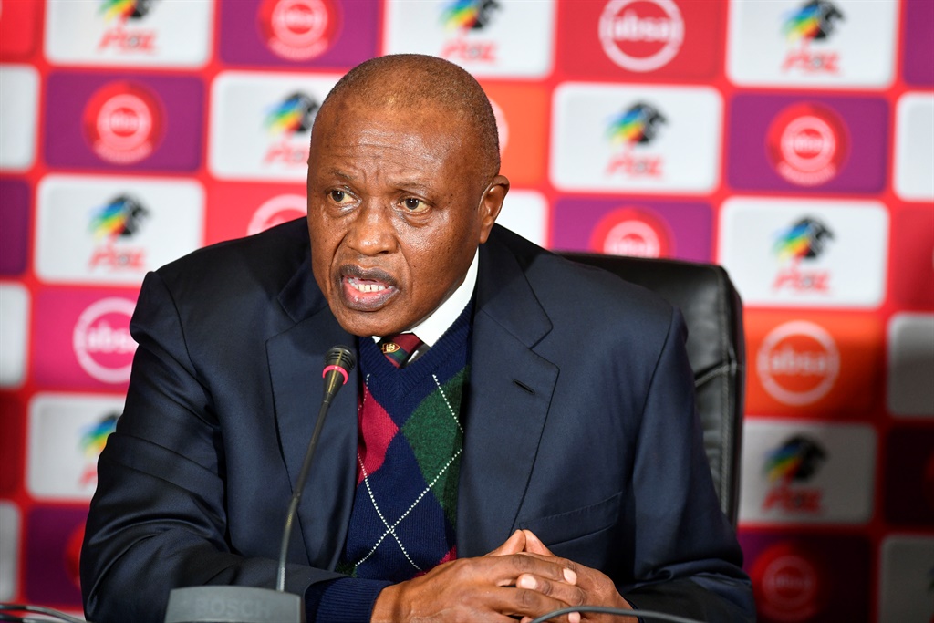 Dr Irvin Khoza during the Premier Soccer League and Absa press conference at PSL Press Conference Room on June 26, 2019 in Johannesburg, South Africa. (Photo by Lefty Shivambu/Gallo Images)