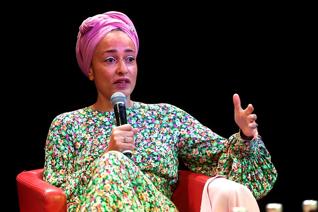 Zadie Smith attends the Zadie Smith close encounter during the 16th Rome Film Fest 2021 on October 17, 2021 in Rome, Italy. (Photo by Antonio Masiello/Getty Images for RFF)