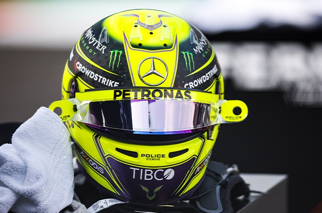 Lewis Hamilton's Formula 1 helmet