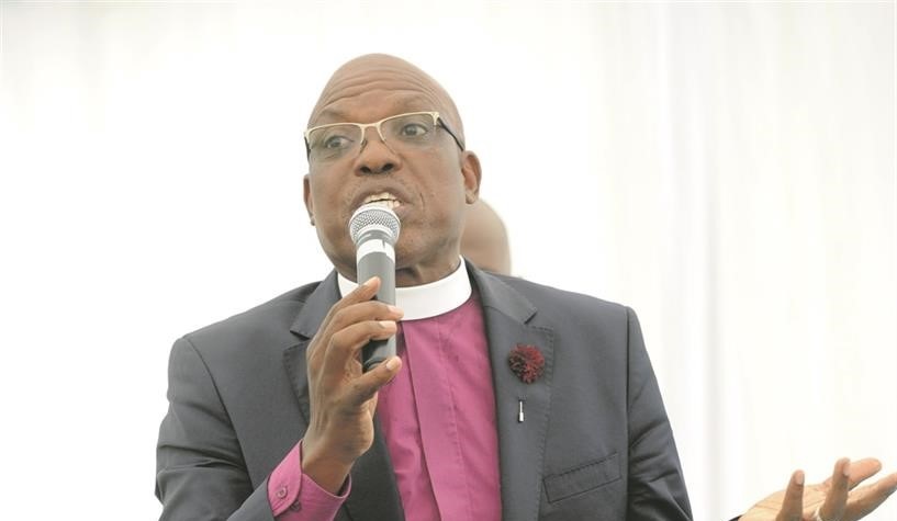 Bishop Vusi Dube, who gave the station a piece of his mind. Photo by Jabulani Langa