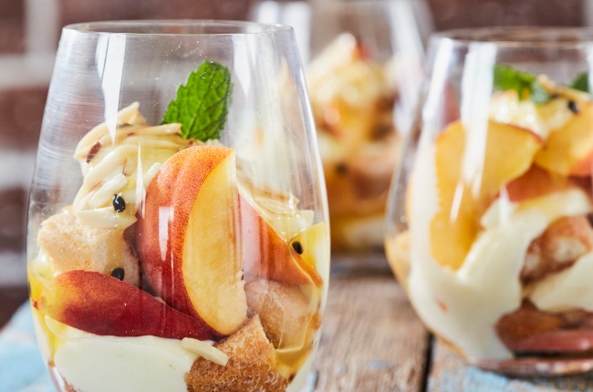 Trifle with fresh fruit (Photo: Jacques Stander)