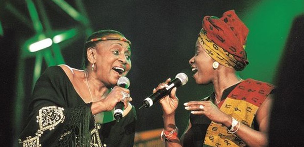 Miriam Makeba and Angélique Kidjo. (Photo: UINCEF, Supplied)