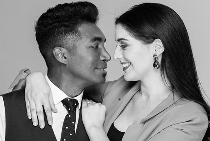 Michelle Gildenhuys and Emo Adams