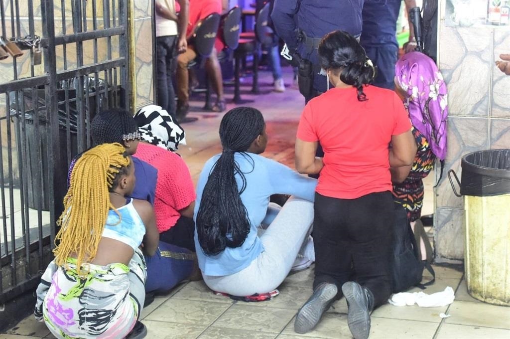 People who are believed to be sex workers and erotic dancers were not prepared for what happened on Thursday, 19 October. Photo by Raymond Morare