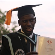 WATCH | Former homeless waste reclaimer graduates with Master's degree