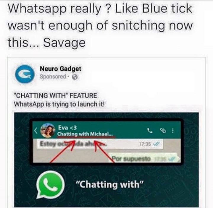 Whatsapp chatting with feature 