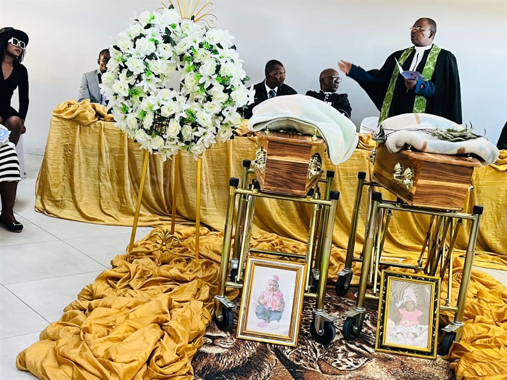 Siblings Palesa and Bohale Kutwane, who consumed allegedly poisoned snacks, were laid to rest on Saturday, 21 October. Photo by Joseph Mokoaledi