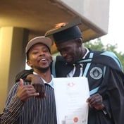WATCH | Former homeless graduate gives voice to those living on fringes of society