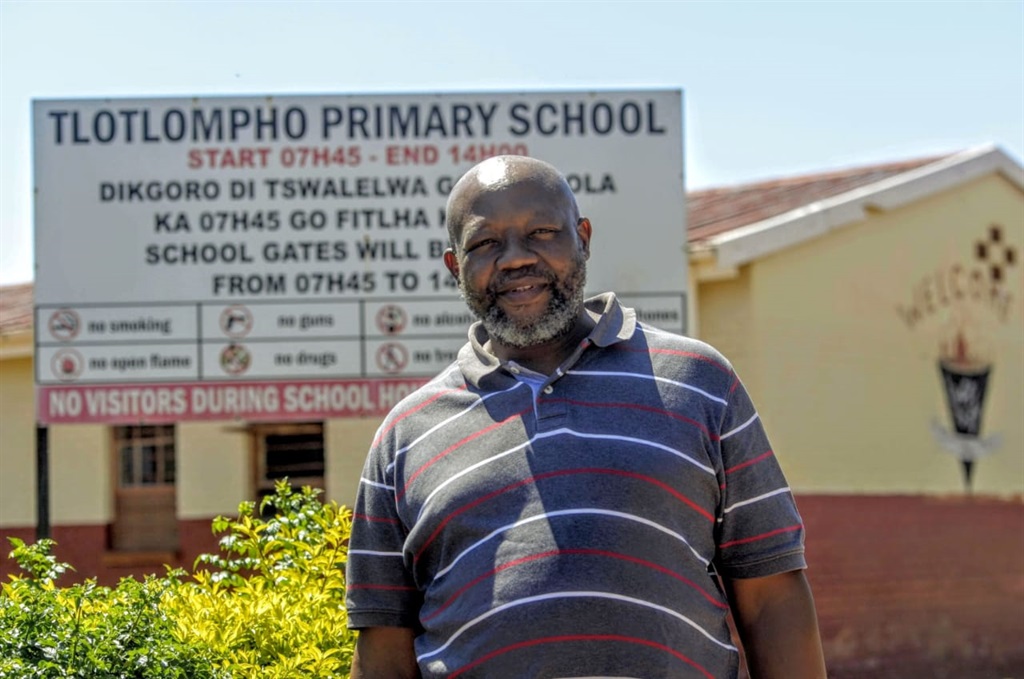 Tlotlompho Primary School SGB chairperson, Charles