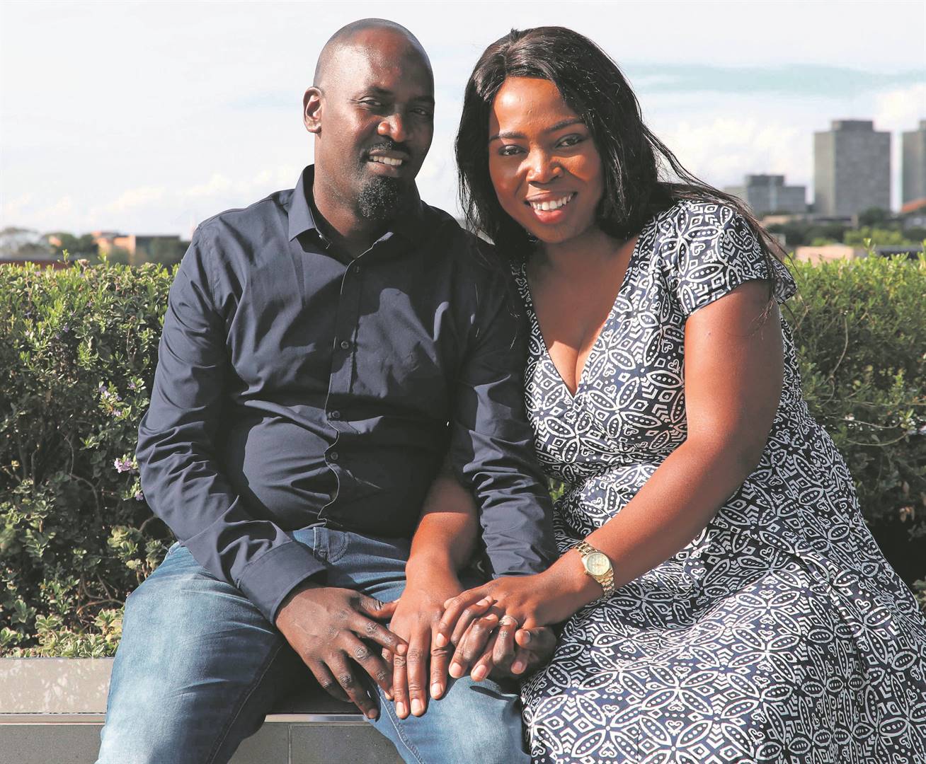 Hector Mkansi and his fiance Nonhlanhla Soldaat who captured the country’s attention when he proposed at KFC. They will wed on New Year’s Eve, thanks to Mzansi’s generosity              Picture: Thulani Mbele