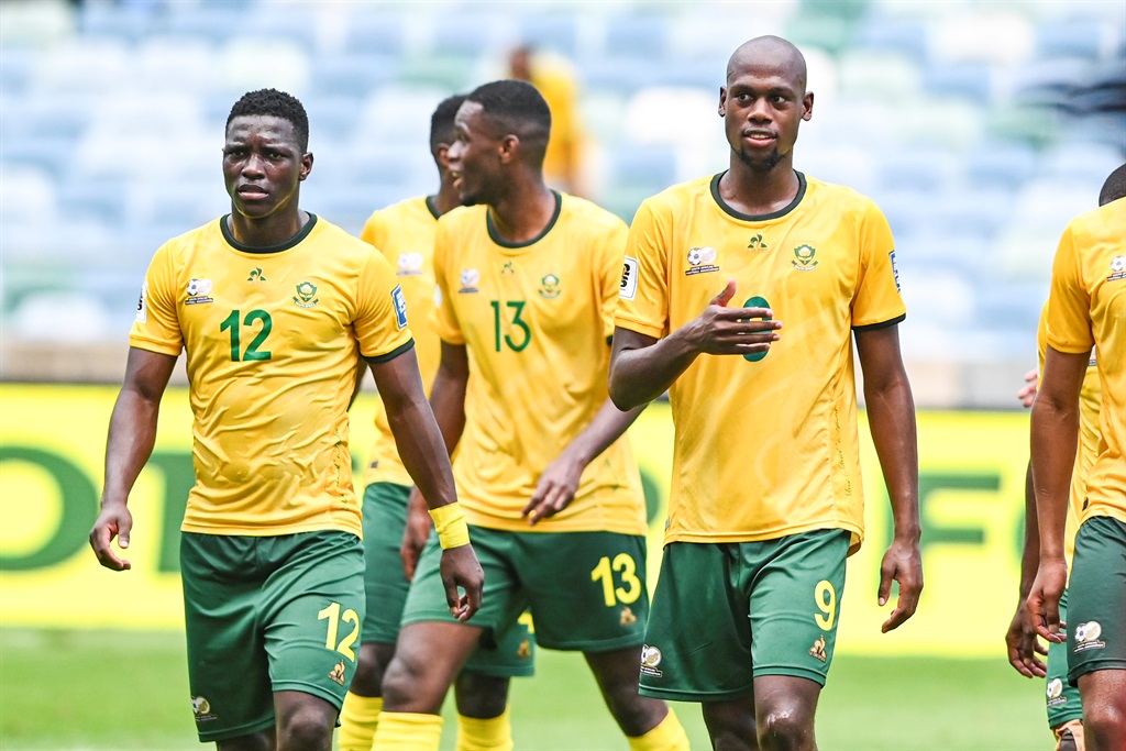DURBAN, SOUTH AFRICA - NOVEMBER 18: Half time during the 2026 FIFA World Cup, Qualifier match between South Africa and Benin at Moses Mabhida Stadium on November 18, 2023 in Durban, South Africa.