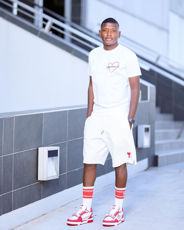 Dlamini's incredible drip features R34k LV sneakers!