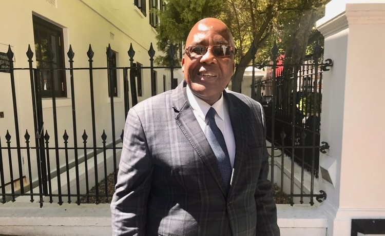 Minister of Home Affairs Aaron Motsoaledi after he briefed Parliament in October. He said of immigrant children, “Send them to school … We’ll look at the documentation later.” Photo: Tariro Washinyira