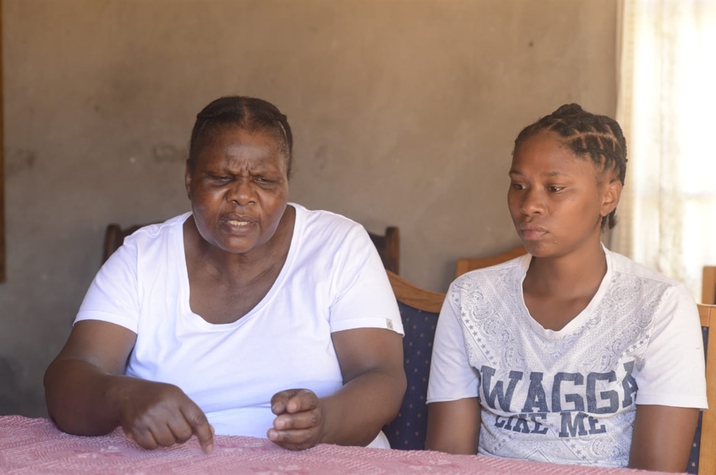Mum Christina Mthembu and Sonto Mthembu are struggling to cope.  Photo by Raymond Morare 