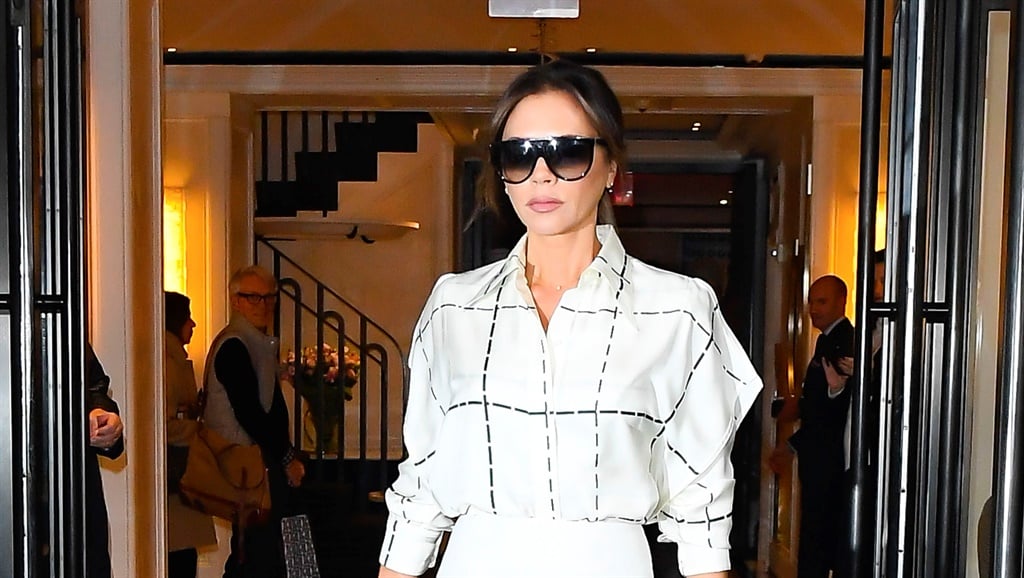 Victoria Beckham is seen coming out of The Mark Hotel in New York City.  Photographed by Raymond Hall/GC Images