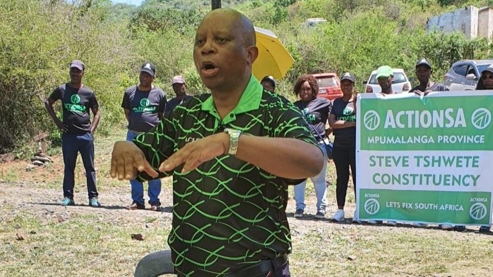 Action SA leader Herman Mashaba said families of the three Lily Mine workers will institute civil claims against all those fingered in the collapse of the mine. Photo by Bulelwa Ginindza