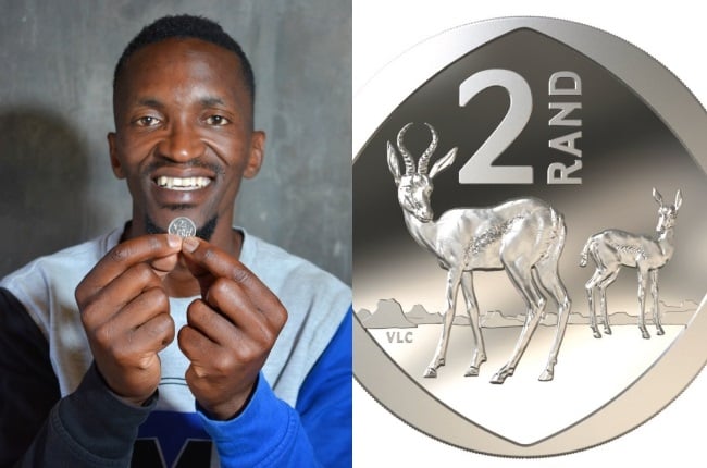 Themba Mkhangeli designed the R2 coin and his work was inspired by single mothers. (PHOTO: Supplied)