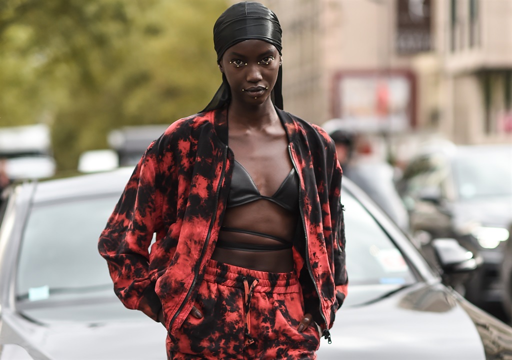 A model is seen outside the Dries Van Noten show during Paris Fashion Week SS20 on September 25, 2019 in Paris, France. Photo by Daniel Zuchnik/ Getty Images
