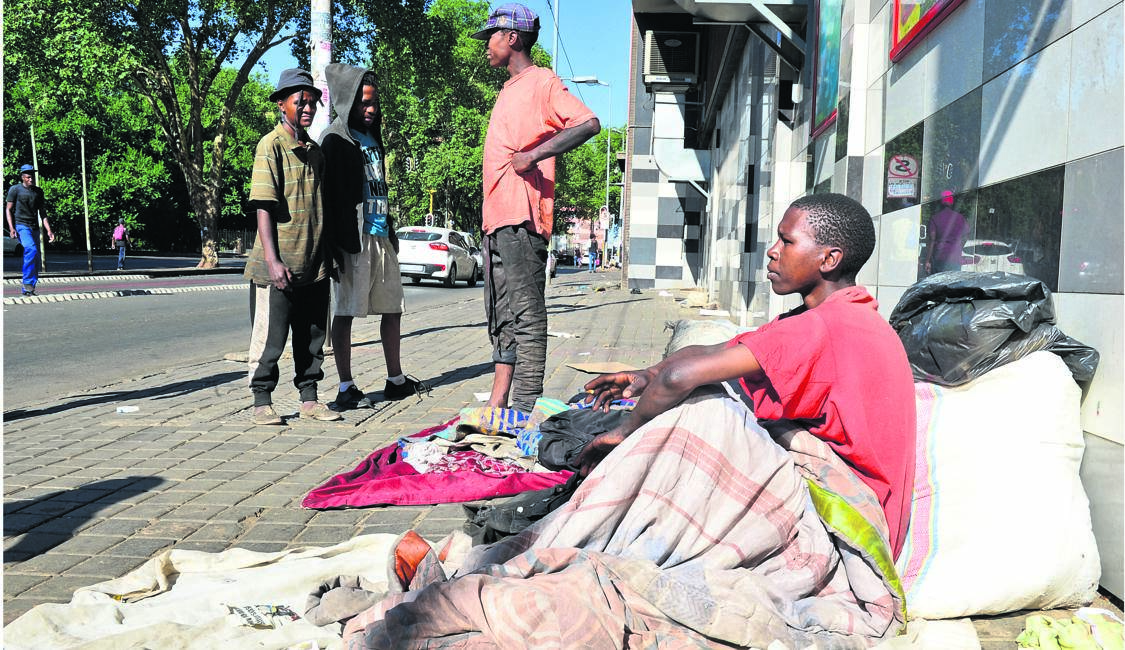 Christmas is a day we normally spend with family and friends, but Pule Dithebe has no stable home or job. He’d appreciate help to stop taking drugs.              Photos by     Morapedi Mashashe