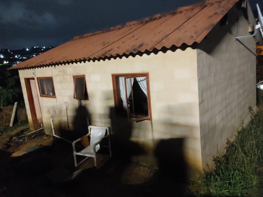 The RDP house in Inanda where five men were shot dead. 