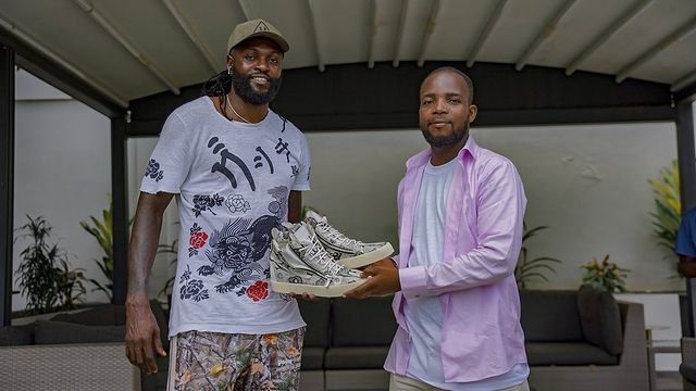 Dlamini's incredible drip features R34k LV sneakers!