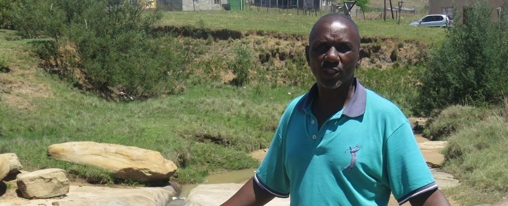 Letuka Matabane, a livestock farmer, said he is frustrated. Photo by Ntebatse Masipa