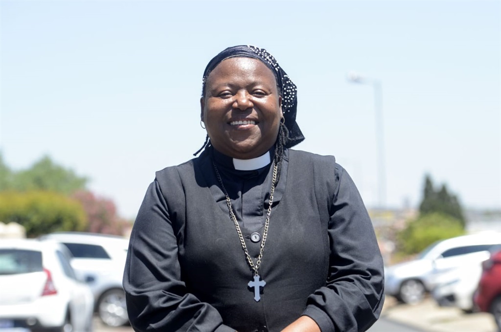 Reverend Rachel Shuma, a member of Ethiopian Catholic Church in Zion in Soshanguve, is calling for the end of gender-based violence. Photo by Raymond Morare 