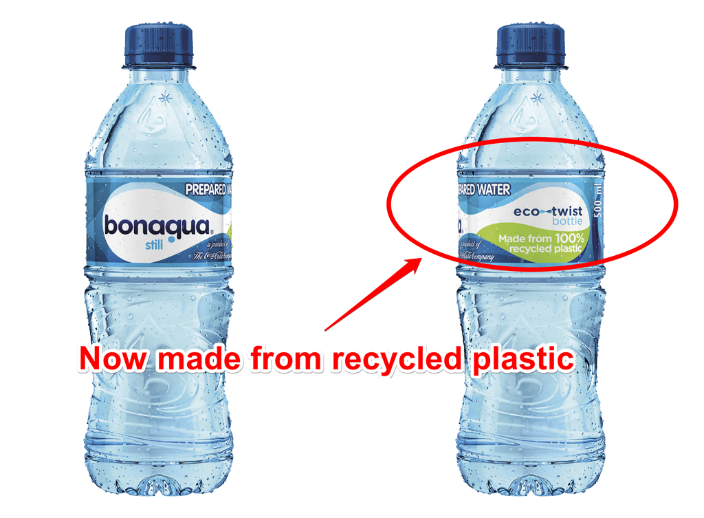 Bonaqua, Coca-Cola company. 