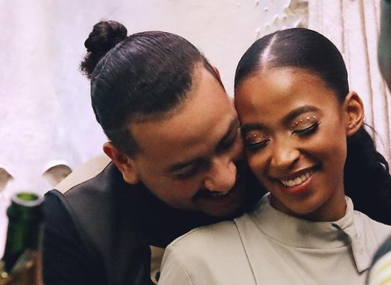 Rapper AKA and fiancée, Anele Nelli Tembe before her untimely death.