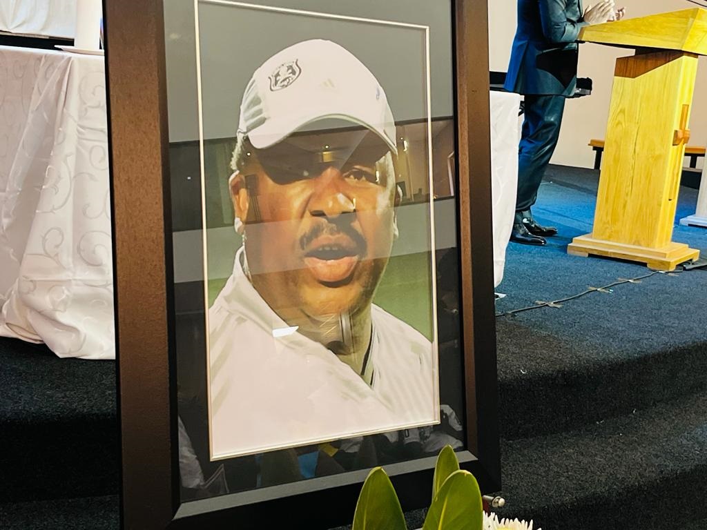 Family and friends gathered at Bryanston Methodist Church to pay their last respects to the late soccer legend Phil Setshedi.  Photo by Nhlanhla Khomola.
